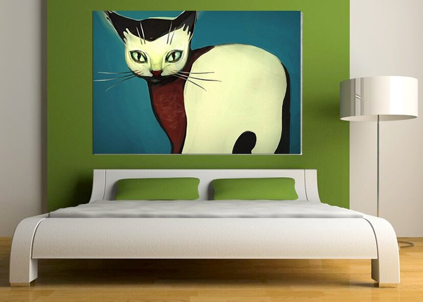 печать на пенокартоне в интерьере