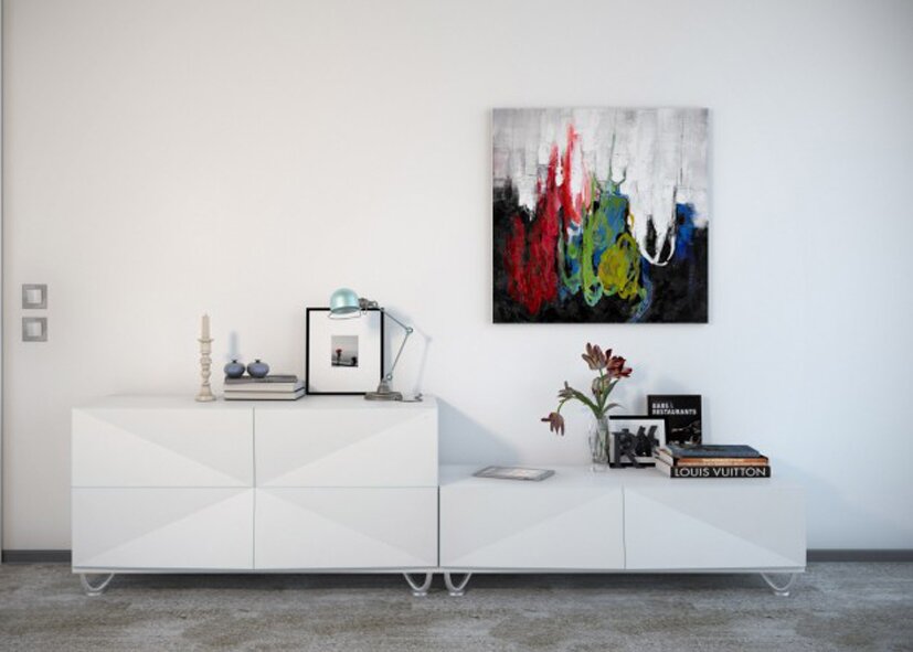 печать картины на стекле