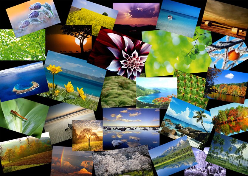 интересный фотоколлаж