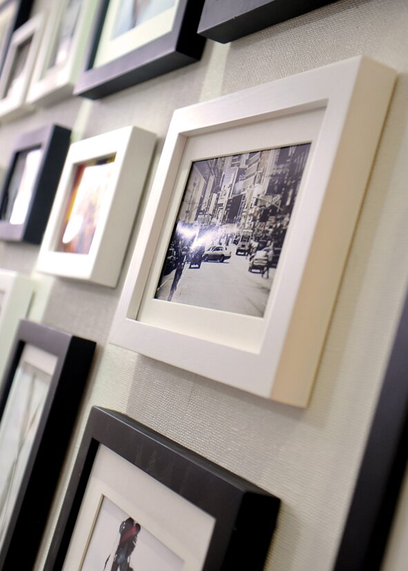 фоторамки в интерьере