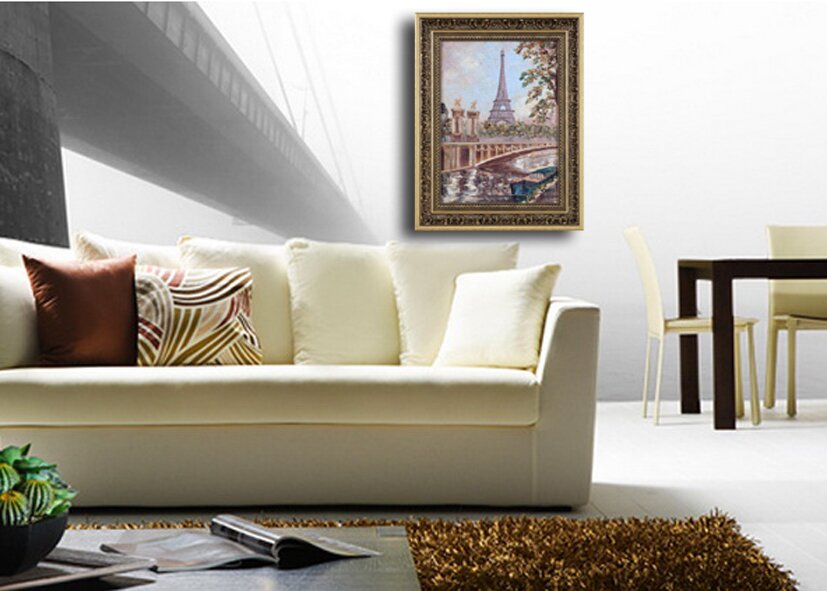 холст в багете