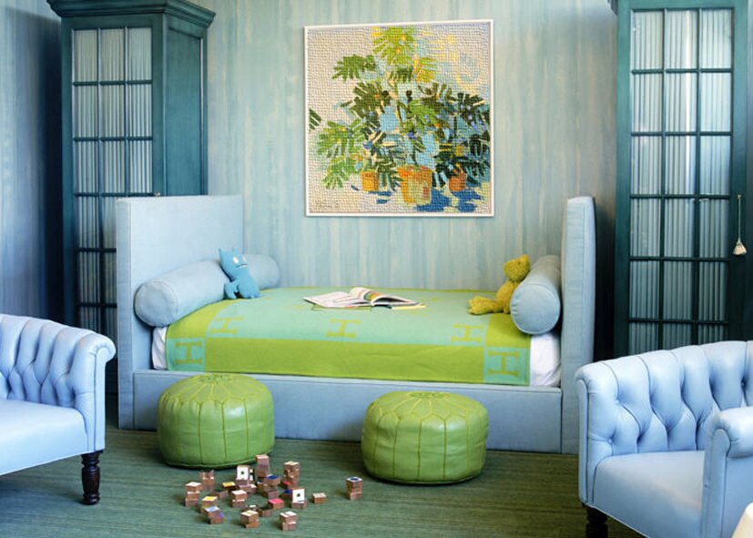 печать на холсте в интерьере