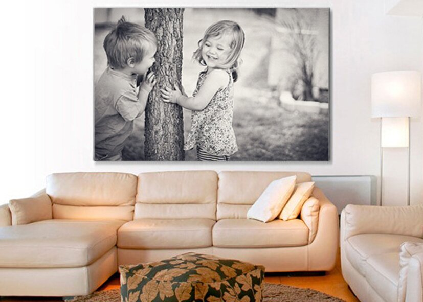 интерьерная печать на пенокартоне